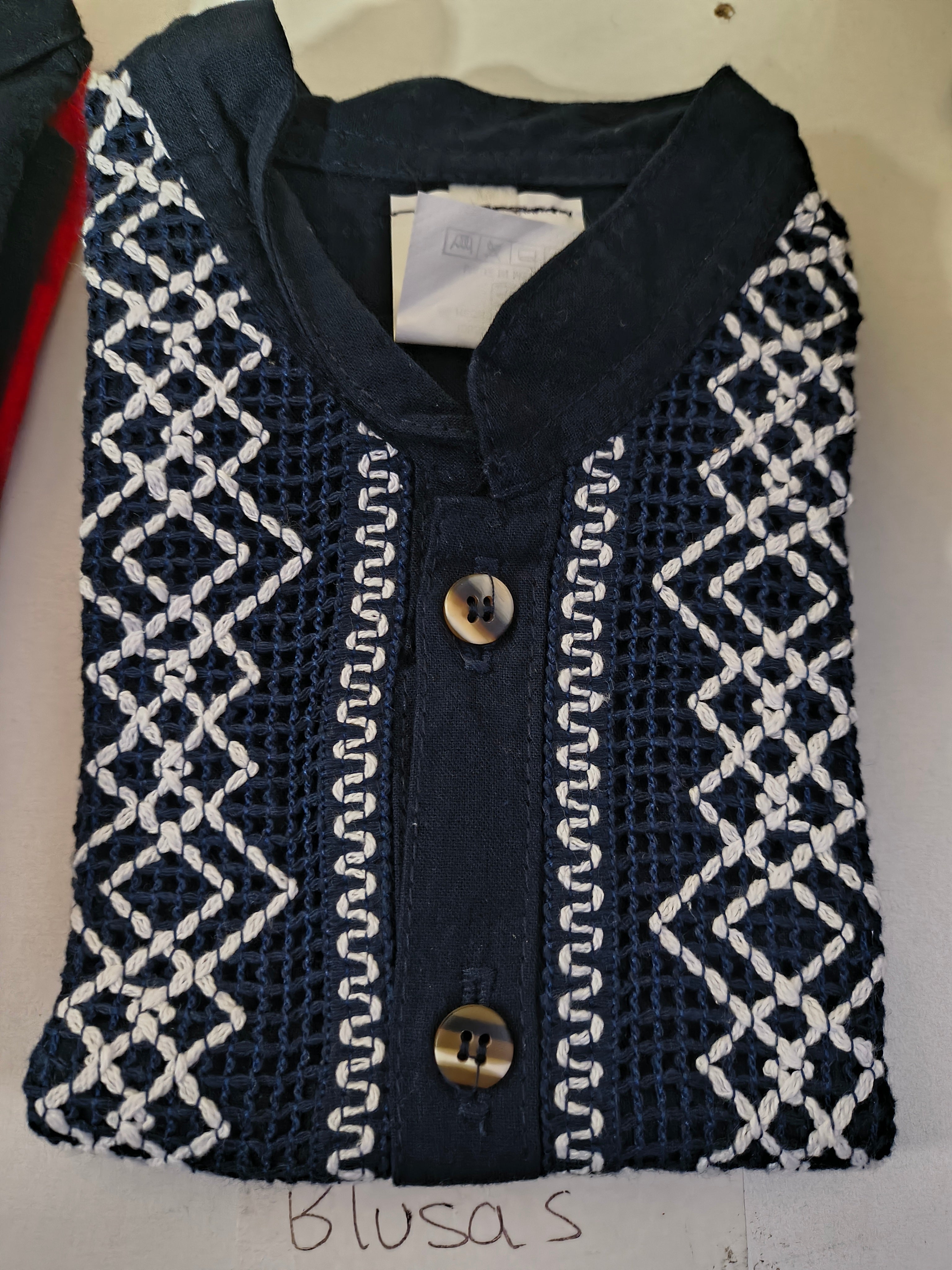 Camisa de manta para nino Artesanias Mexicanas