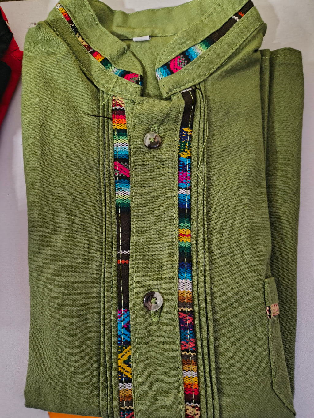 Boys Mexican Guayabera Shirts Short sleeve Ages 0-16 years