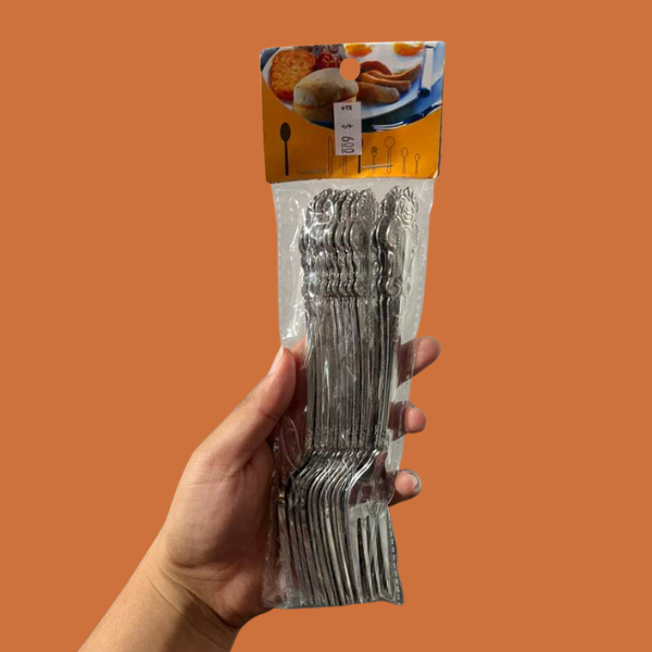 Pack of 12 Stainless Steel Forks- Durable Kitchen Utensils