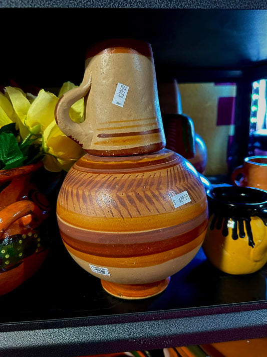 Cantarito de Barro para agua Artesanias Mexicanas