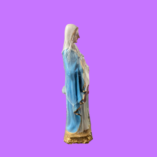 Virgin Mary Statue – Hand-Painted Religious Figure