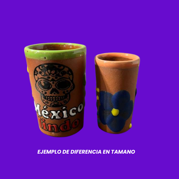 4 BIG Festive Shot Glass Set – “México Lindo” Edition