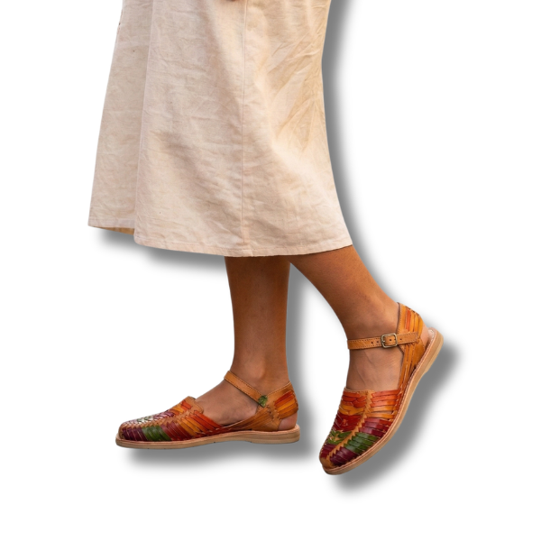 Women's Handmade Leather Huaraches Made in Mexico